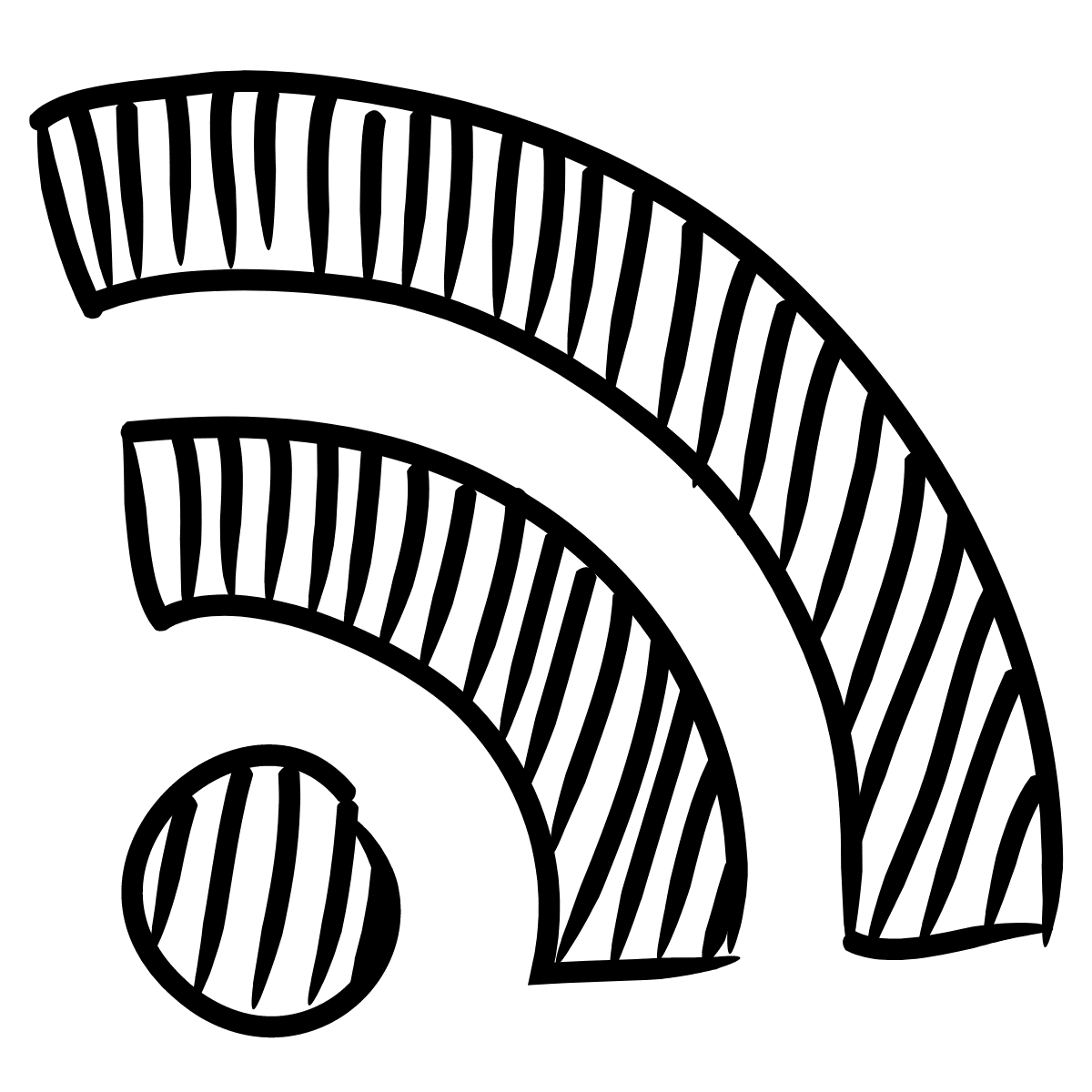 wifi survey icon in white