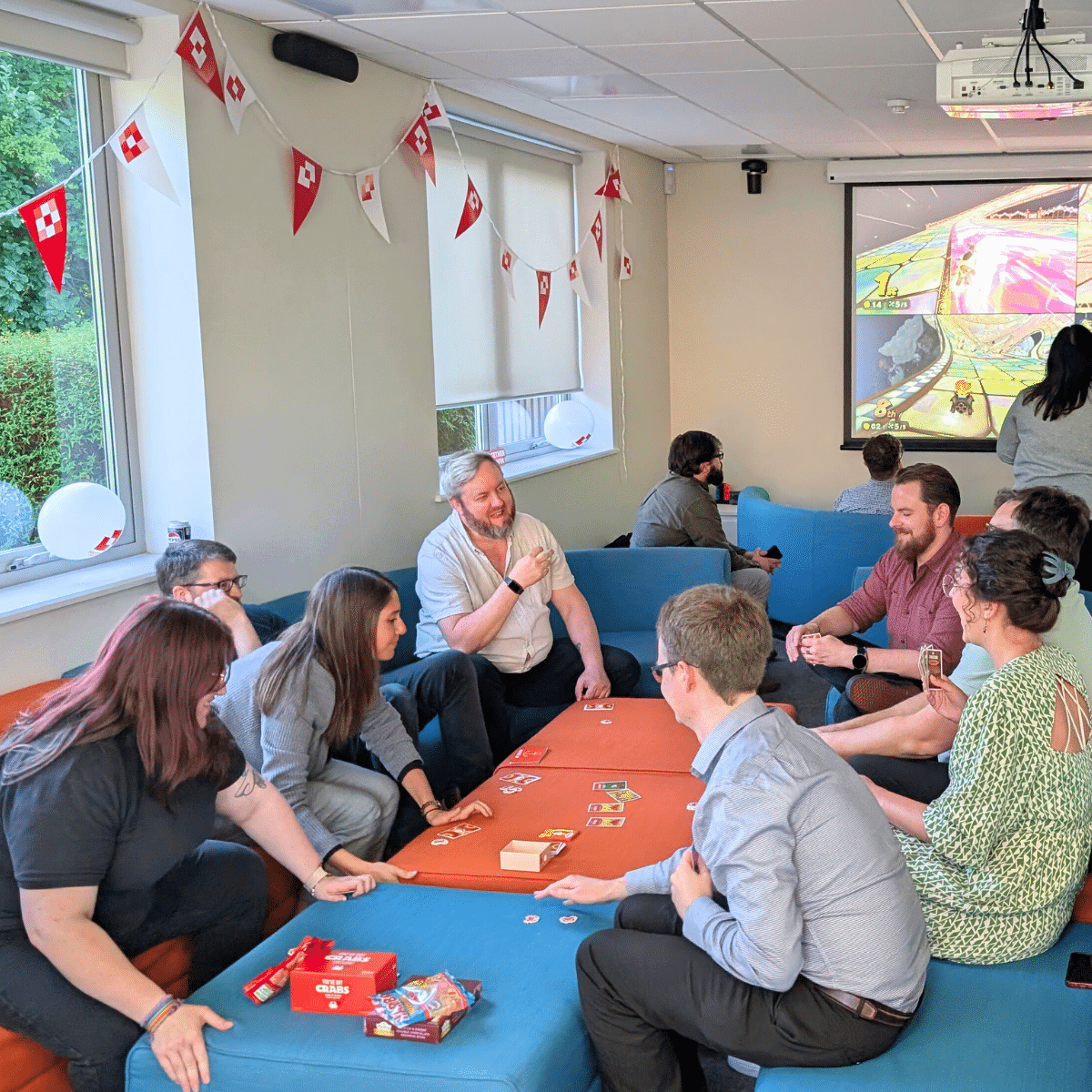 A1 Together Day Social Game Night July 25 - team playing games