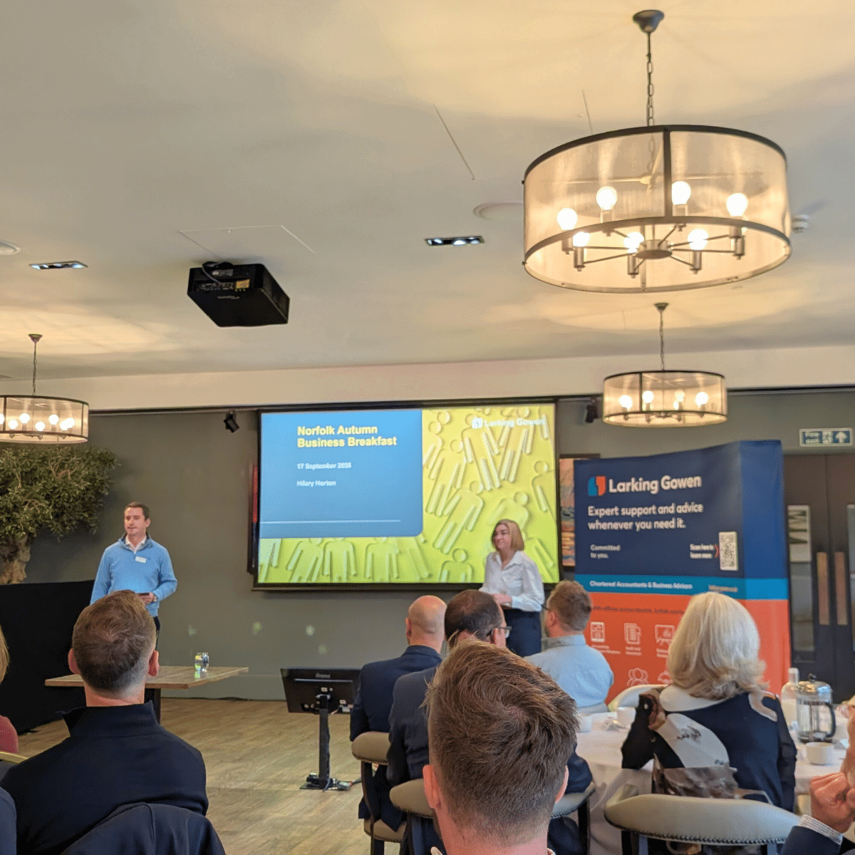 Norfolk Business Breakfast Sept 25 with Larking Gowen