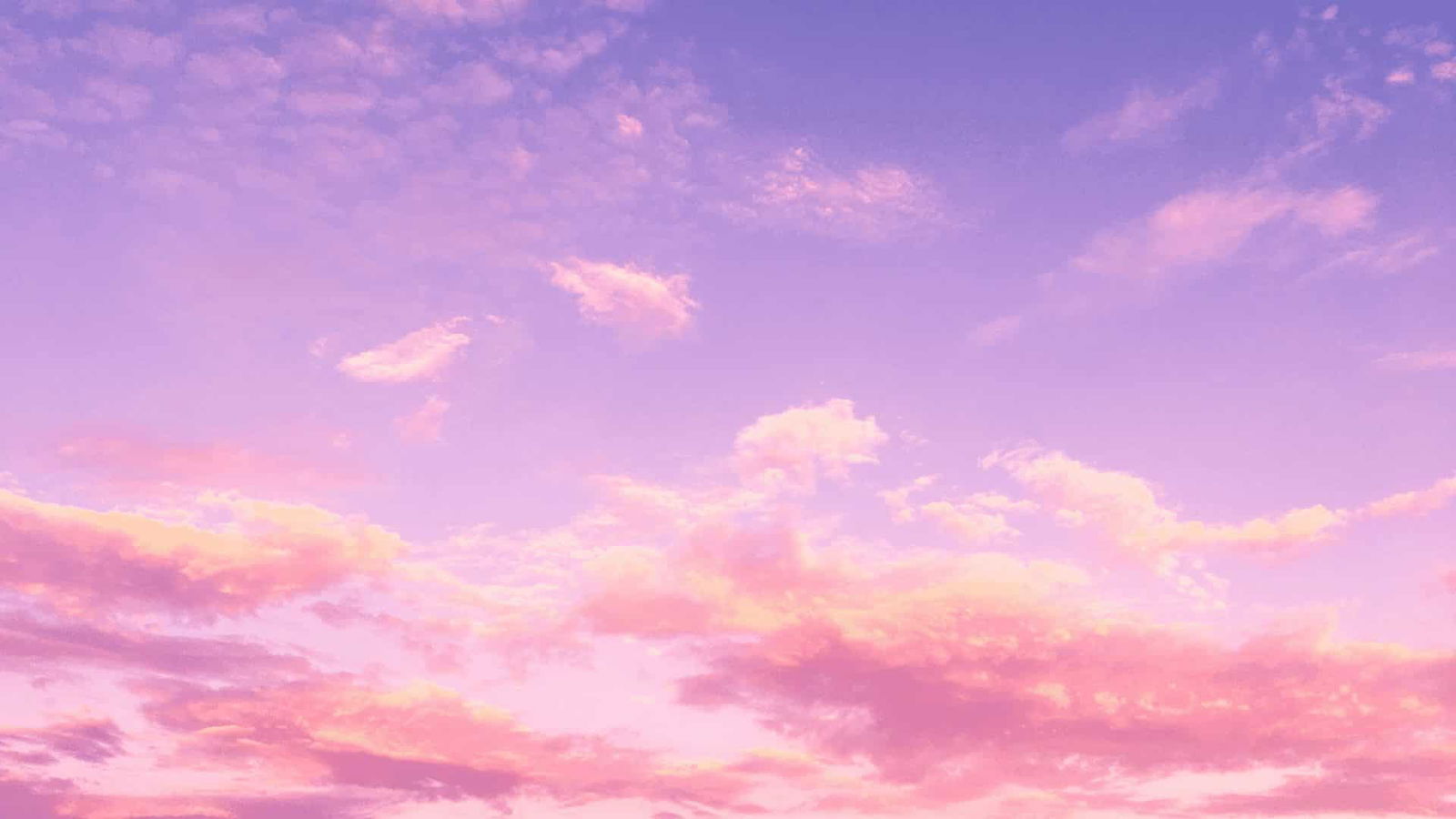 pink clouds